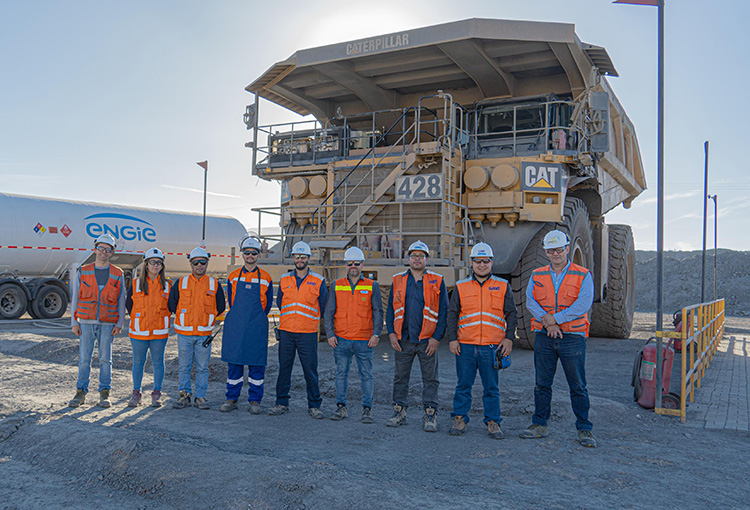 Prueban operación de primer camión de extracción en minería chilena en base a gas natural